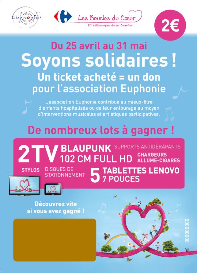 Les boucles du coeur – Carrefour Cesson-Sévigné