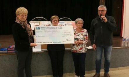 Don de la part du club Amitié Loisirs