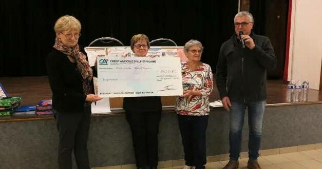 Don de la part du club Amitié Loisirs